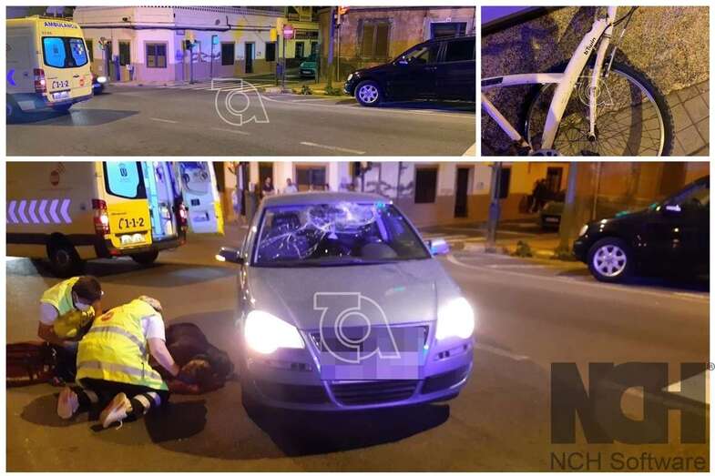 Ambulancias y policías locales en el lugar del suceso (Foto TA)